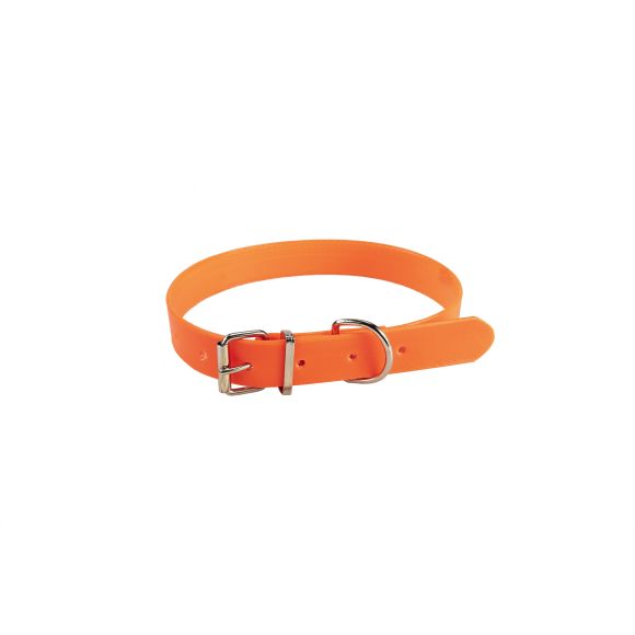 Collier fluo Orange PVC long 45 cm