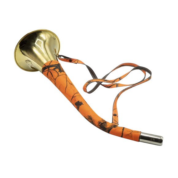 Corne Pavillon Januel Laiton Gain&eacute;e Orange Camo 50cm