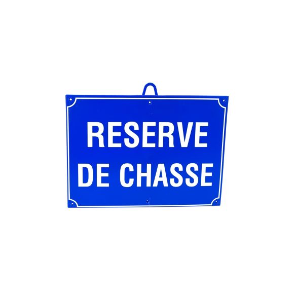 Chasse réservée dim 28 x 20 cm, Bleu