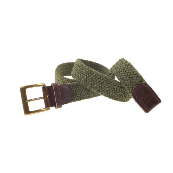 Ceinture en tresse élastique Januel - Vert