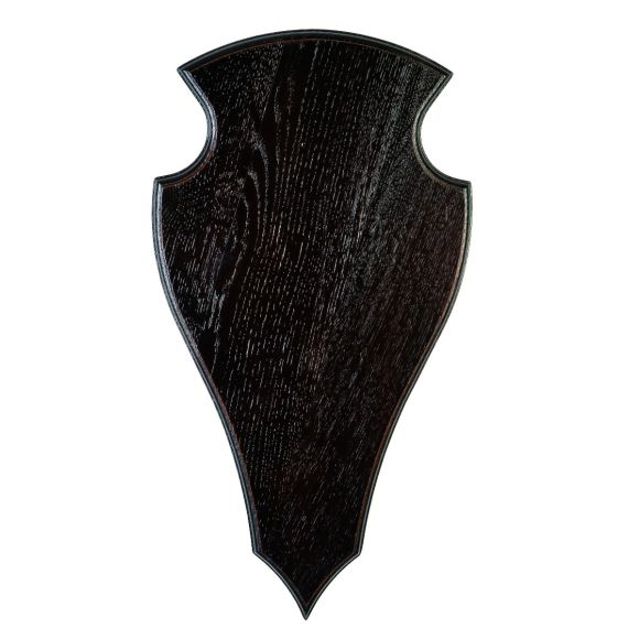 Ecusson Januel en chêne foncé pour cerf 450mm x 240mm