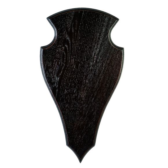Ecusson Januel en chêne foncé pour cerf 450mm x 240mm