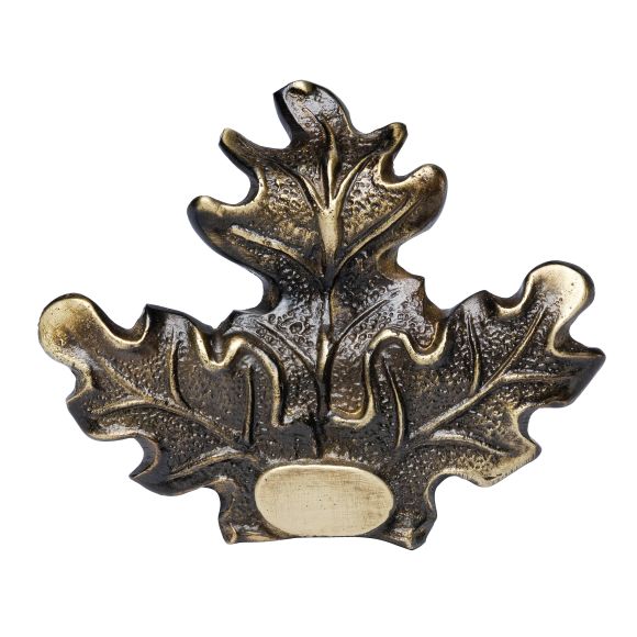 Feuille de chêne GM métal (à visser)